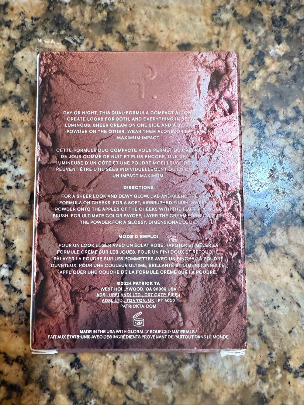 Patrick TA Major Headlines Double-Take Crème Powder Blush She's Giving Full BNIB - Picture 3 of 7